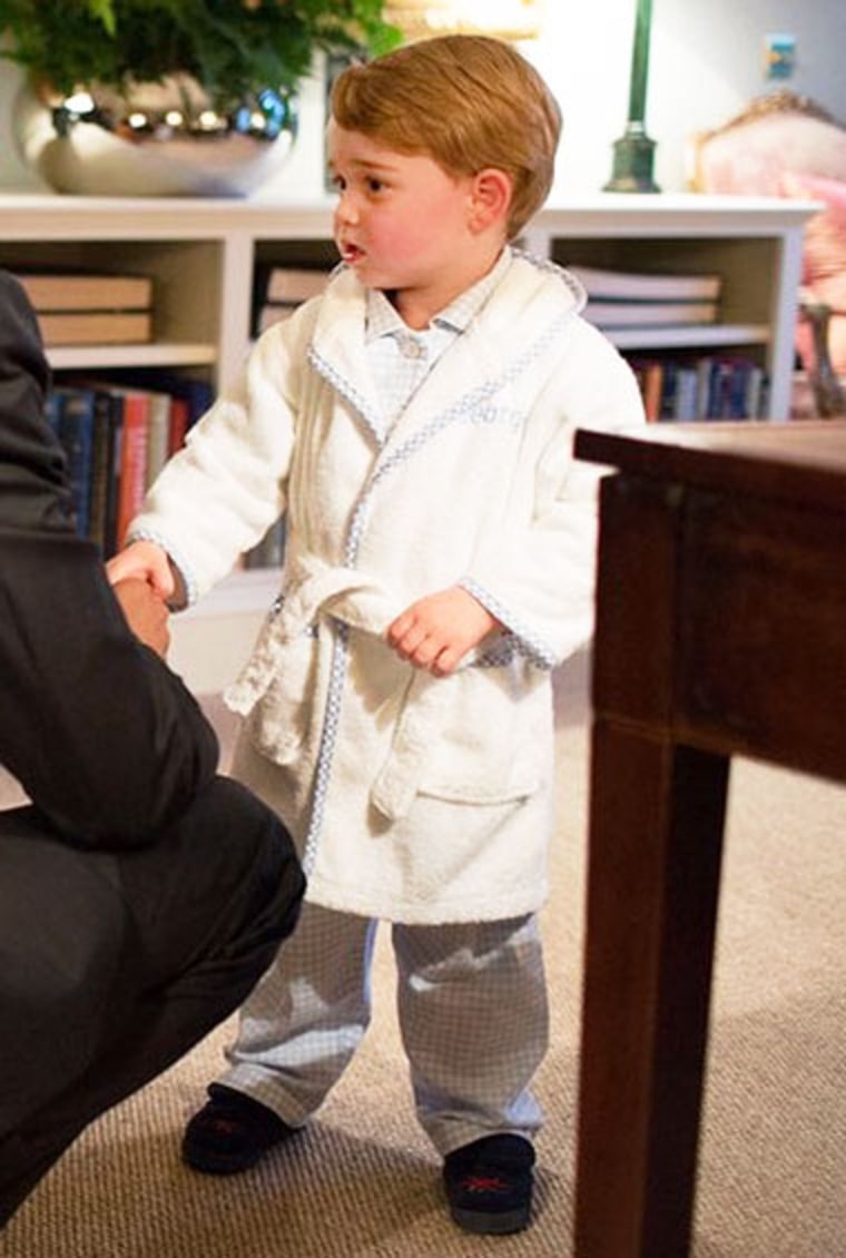 Prince George is Super Adorable as He Meets President 